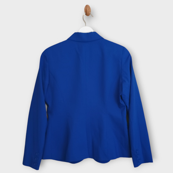 Pendleton Blazer Womens 6P Cobalt Blue Corpcore Classic Career Stretch Jacket - Picture 3 of 12